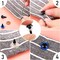 600pcs Plastic Colored Safety Eyes and Noses for Amigurumi, 6mm~14mm